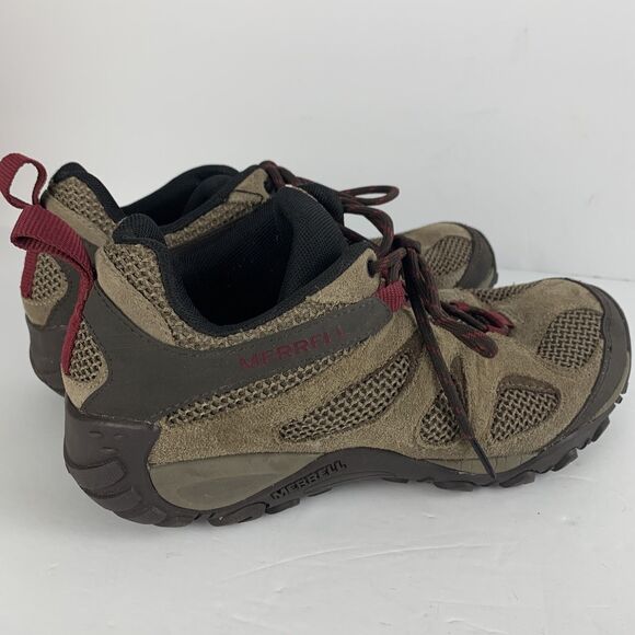 MERRELL WOMENS Size 9 YOKOTA 2 COMFORTABLE DURABLE HIKING SHOE BRINDLE J78638 - Picture 3 of 8